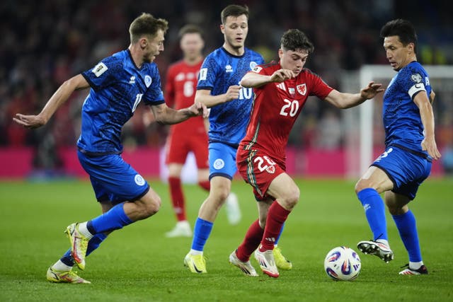 <p>Wales beat Kazakhstan 3-1 in Cardiff in their 2026 World Cup qualifying group</p>