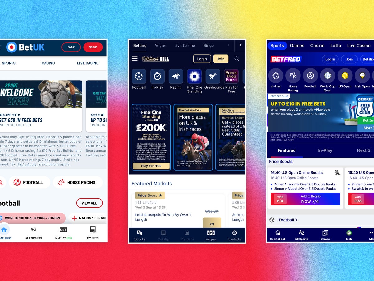 Schermafbeelding van de Betsomnia app-interface op een smartphone