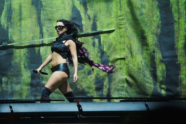 Major artists like Taylor Swift and Charli XCX helped attract a new record year for the UK’s live music industry (Ben Birchall/PA)