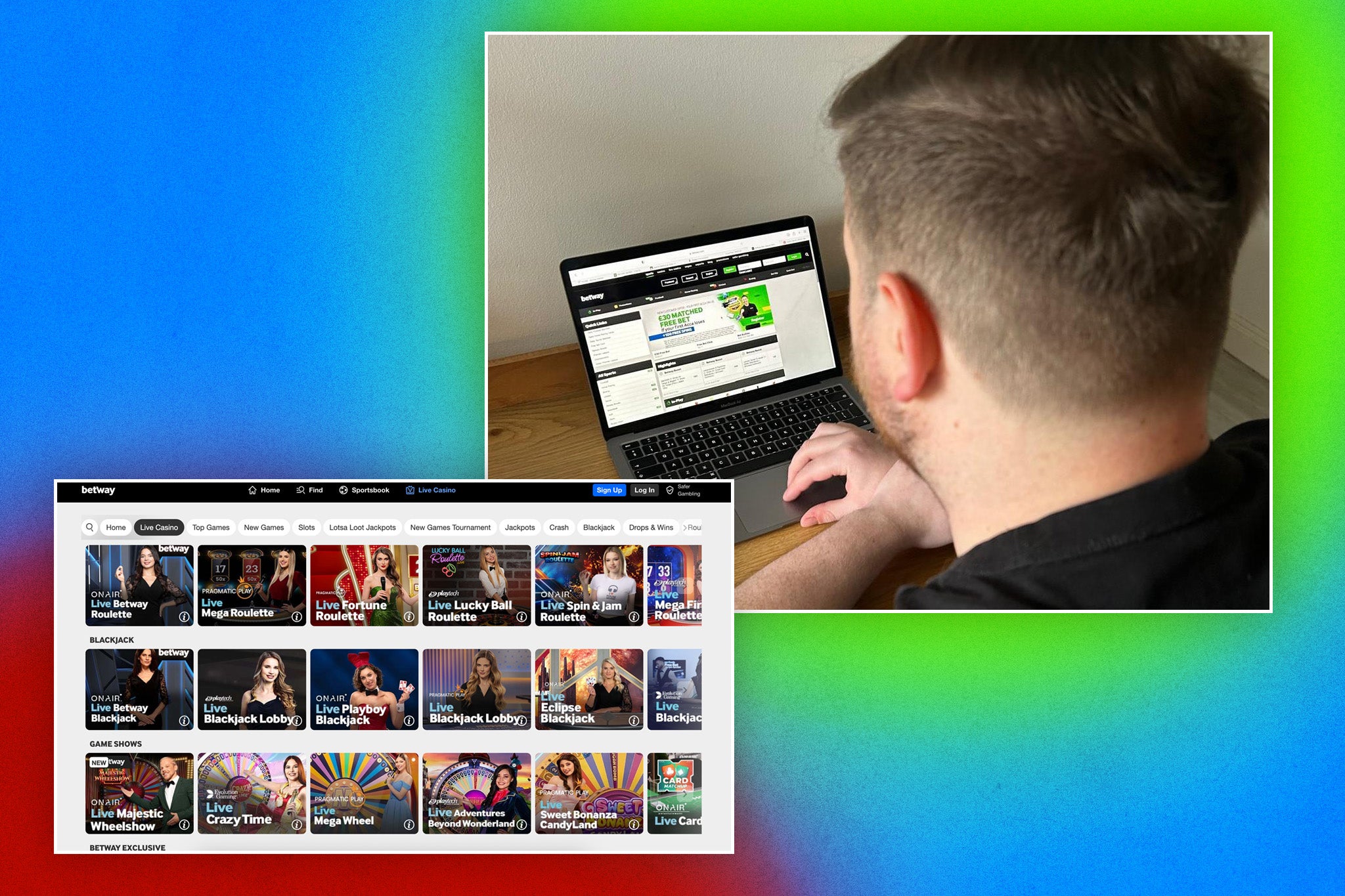 <p>Betway Casino Welcome Bonus</p>