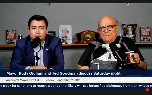 <p>Rudy Giuliani reveals a shocking twist about a woman involved in the domestic violence incident that transpired just before he was injured in a car crash</p>