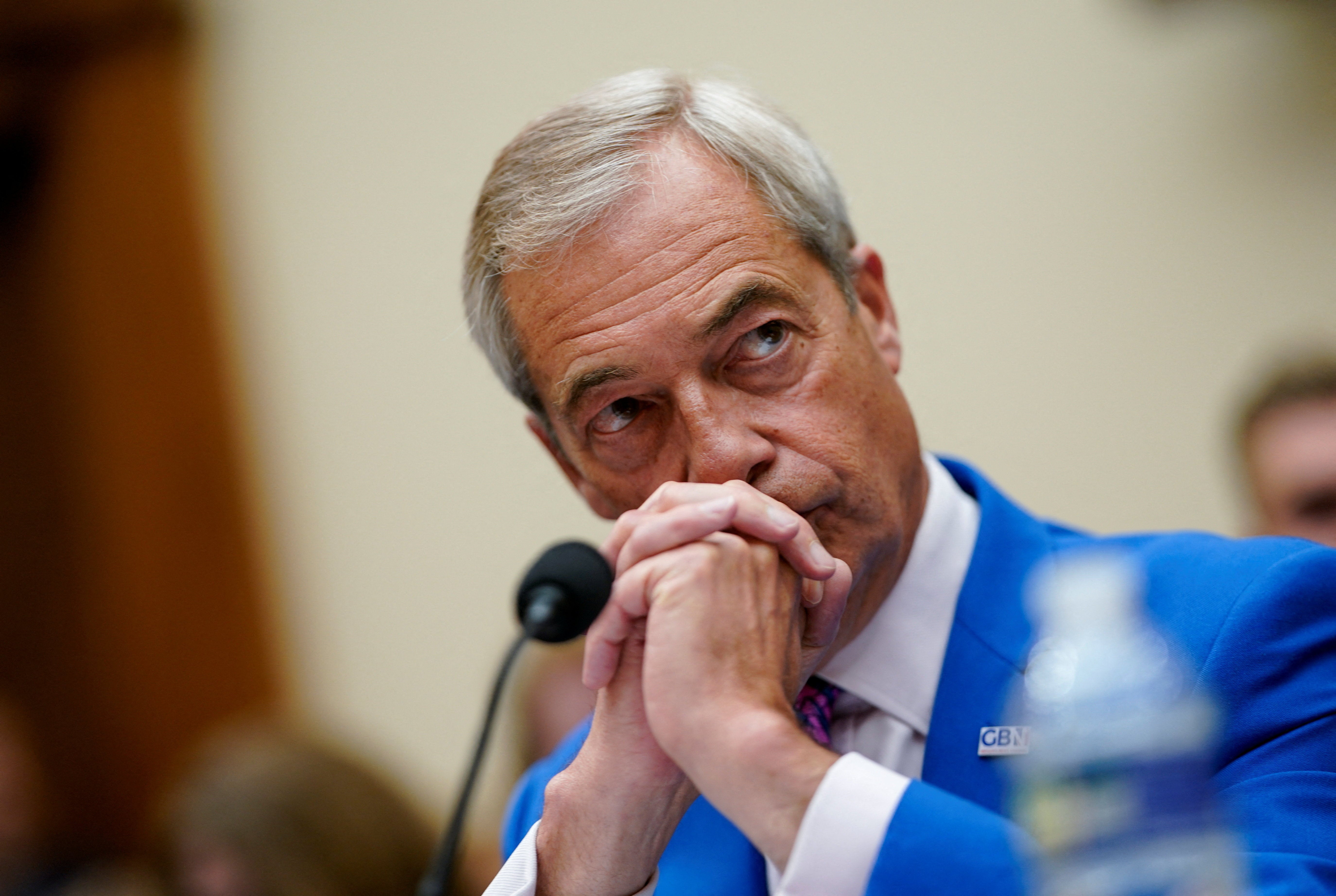 Nigel Farage appears in front of the US house judiciary committee