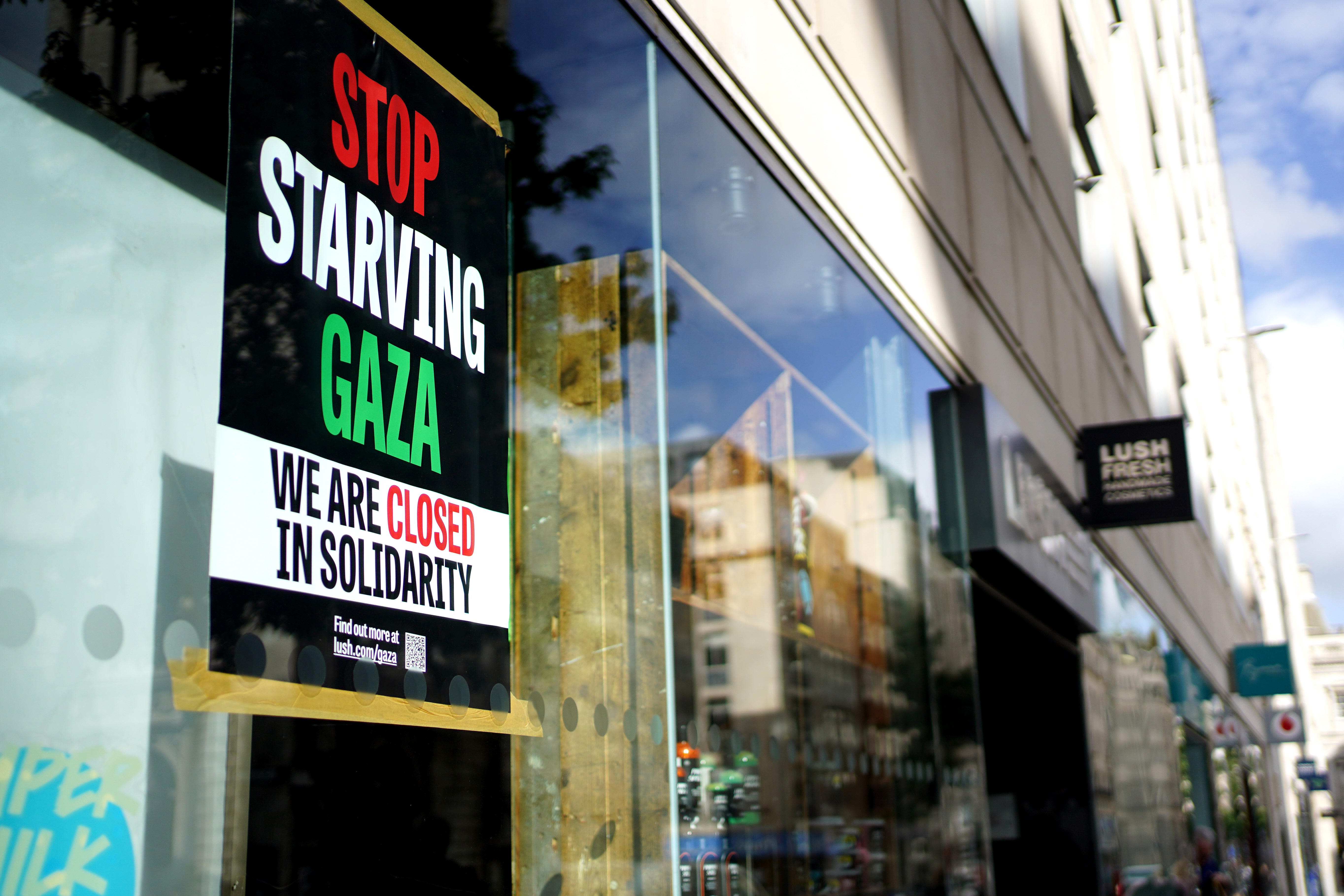 In September, the cosmetics chain shut all of its UK stores and closed its website for the day in solidarity with people starving in Gaza