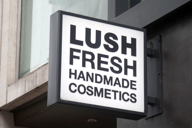Lush said it closed all of its more than 100 stores in the UK on Wednesday, including its flagship on Oxford Street (PA)