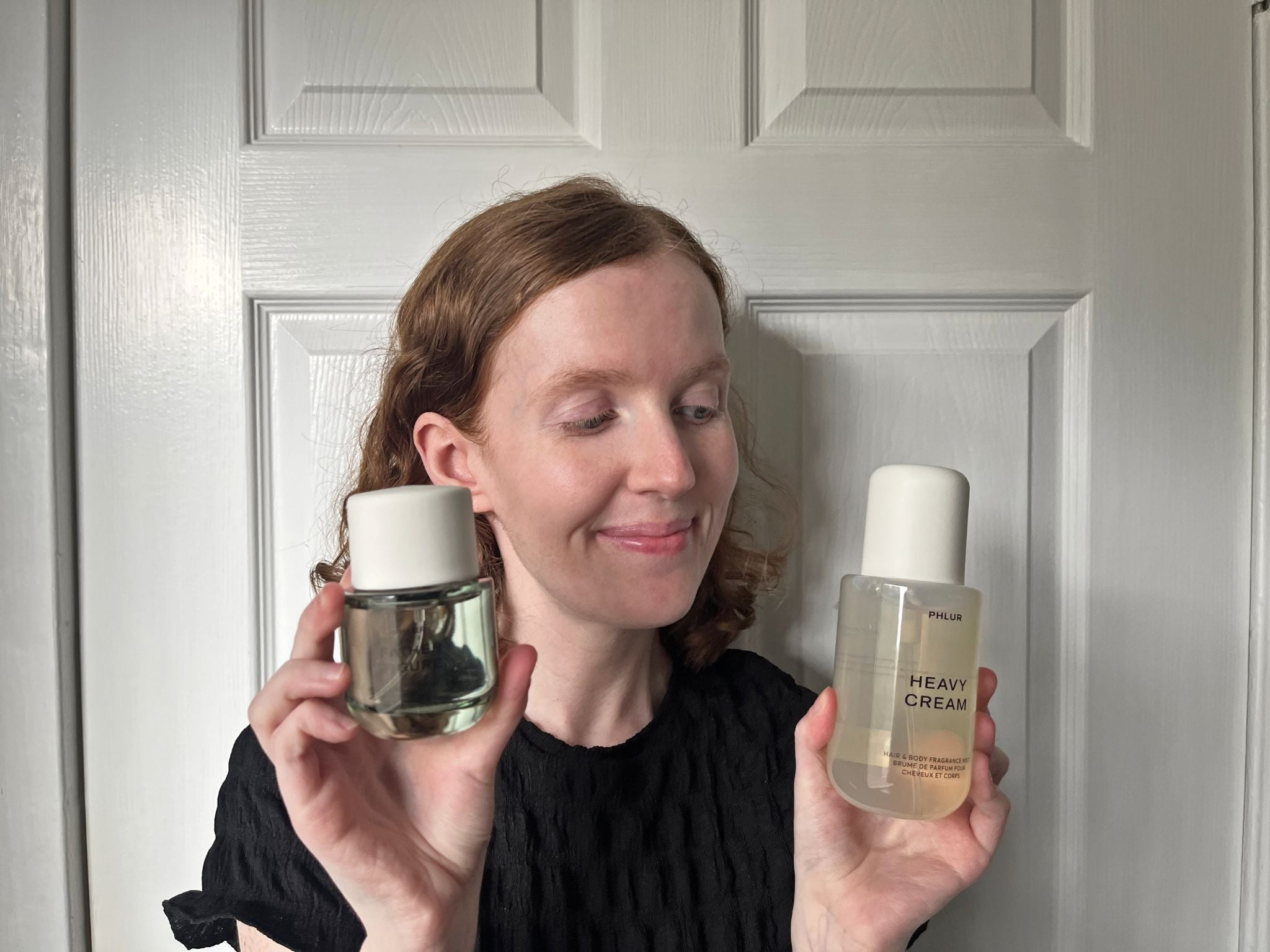 Eu tentei perfumes e névoas corporais