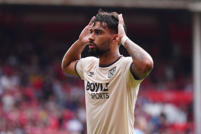 West Ham’s Lucas Paqueta (Mike Egerton/PA)
