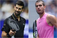 Novak Djokovic v Carlos Alcaraz start time: When is US Open semi-final?