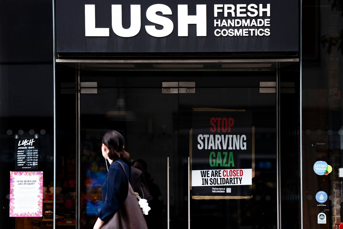 Lush boss says shoppers who oppose his views on Gaza shouldn’t shop at his stores