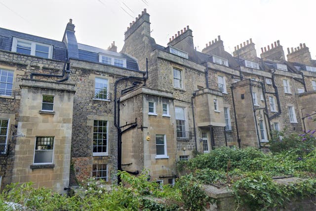 <p>Police found Delia Haxworth, 85, ‘lifeless’ on a bed at the couple’s home on Upper Lansdown  Mews</p>