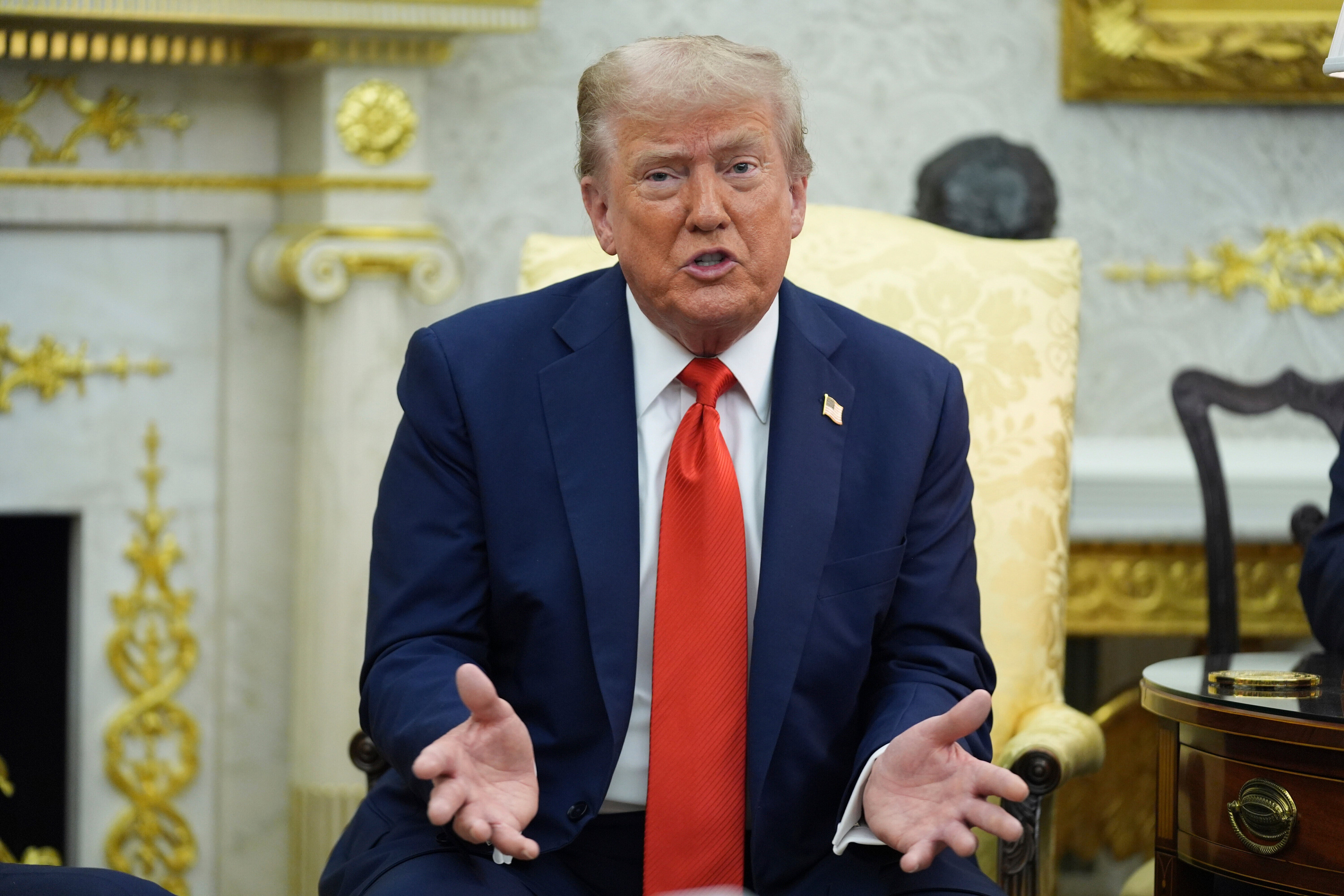 Despite pressure from insurgent Republican House members and GOP voters, President Trump has continued to dismiss the Epstein saga as a Democrat-fueled ‘hoax’