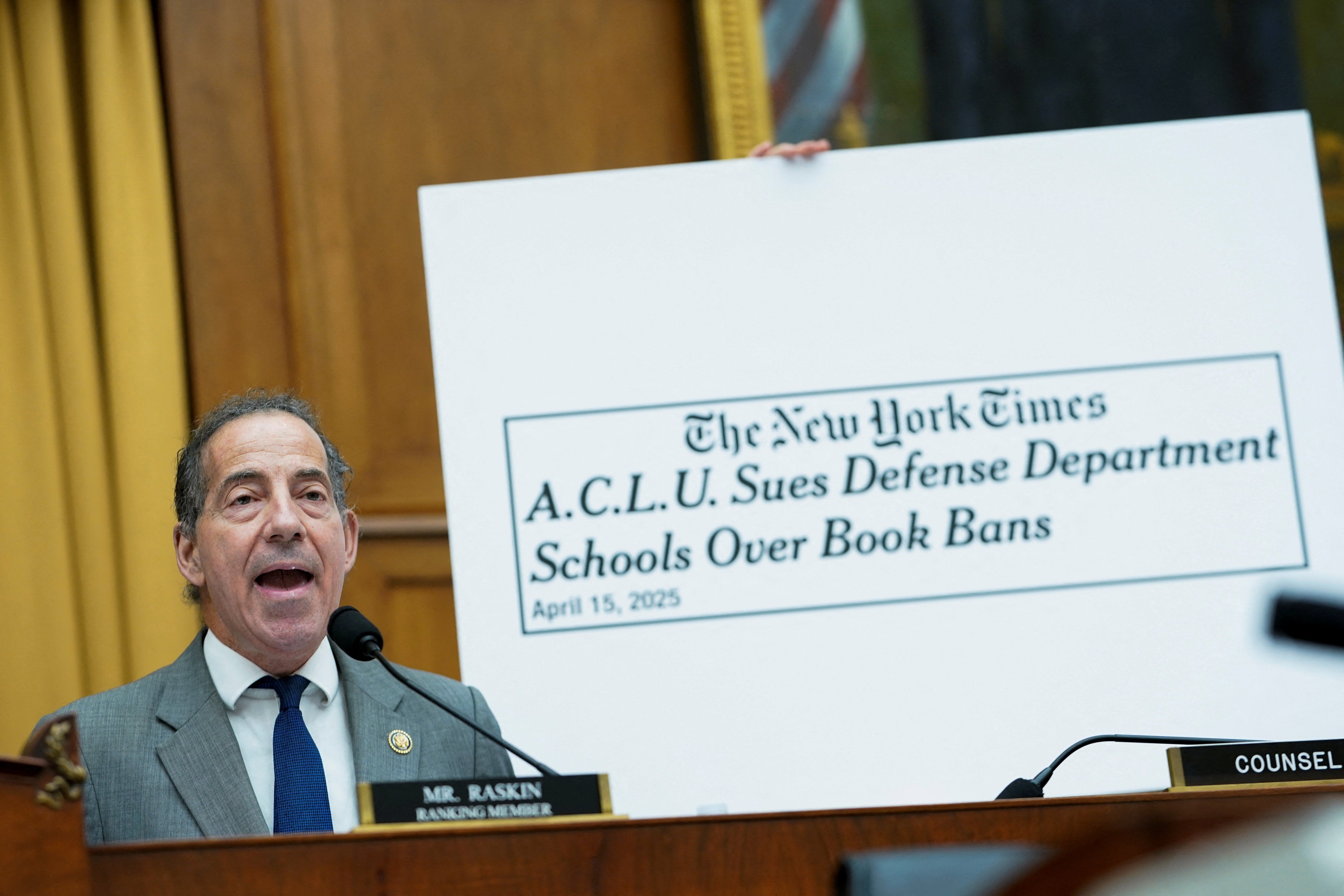 Jamie Raskin in the Capitol yesterday