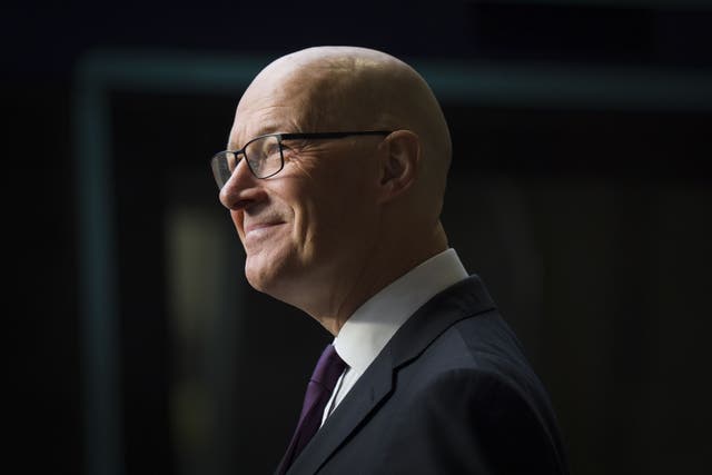 <p>Scottish First Minister John Swinney met Trump on Tuesday</p>