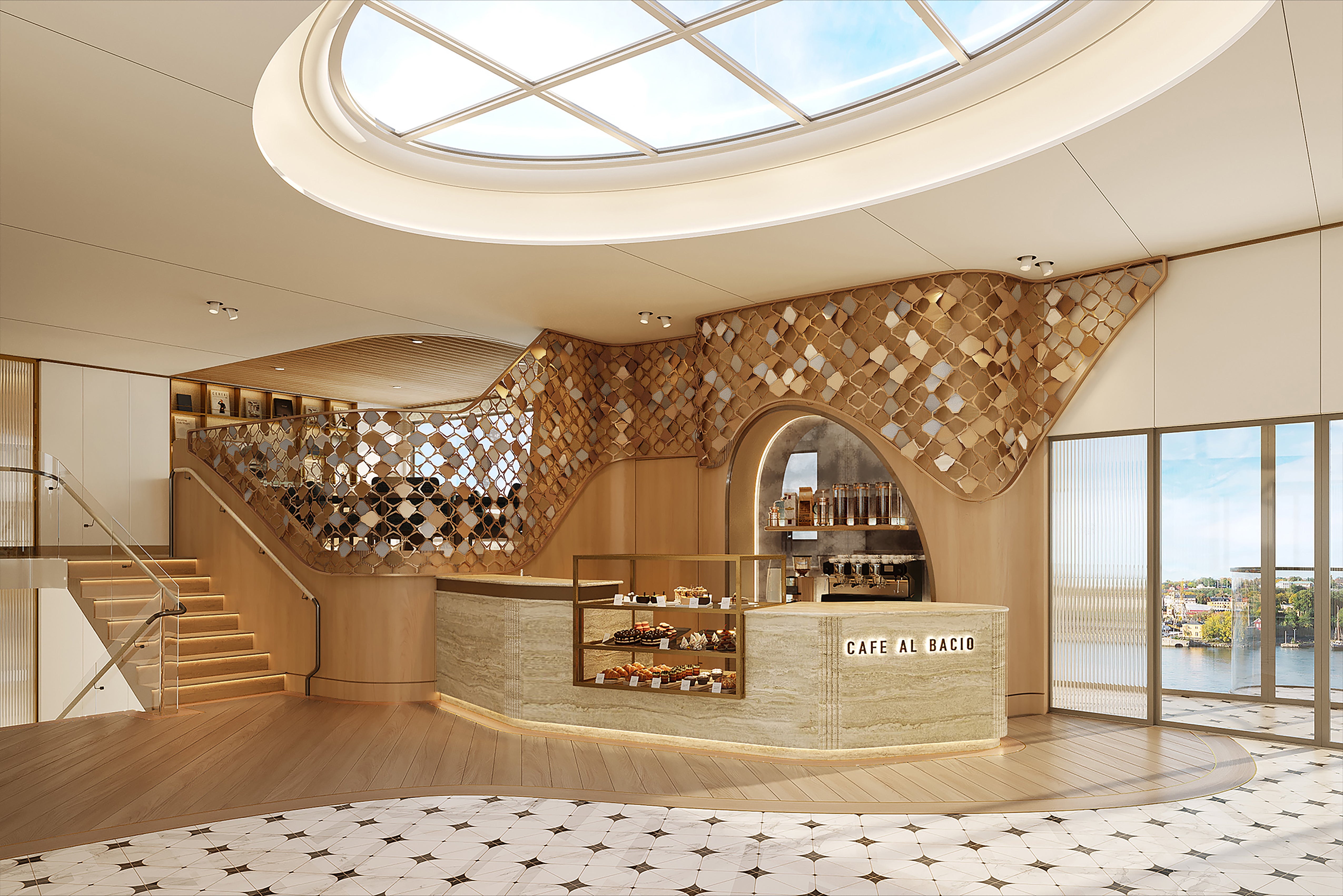The new river vessels feature open decks, spacious staterooms and eight restaurants and bars