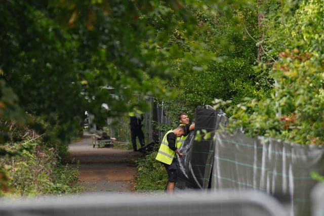 Fences are erected on an area of open ground in Donabate, Co Dublin during a search for a boy who has not been seen for several years and is feared dead. Garda Commissioner Justin Kelly, who took up the role this week, said investigators have been unable to identify any information on the boy’s current whereabouts or evidence as to whether he is alive. Picture date: Tuesday September 2, 2025.