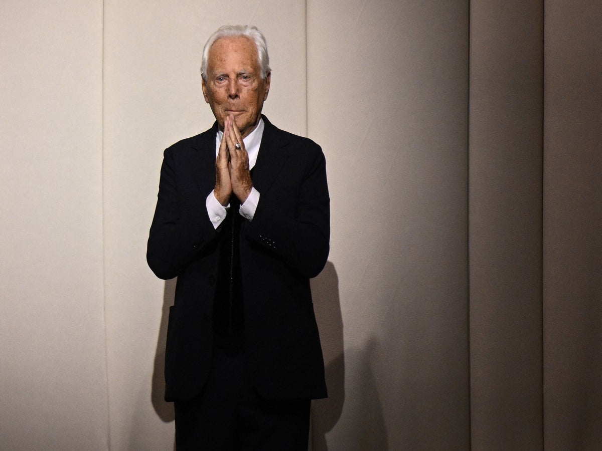 Giorgio Armani, legendary Italian fashion designer, dies aged 91 | The  Independent