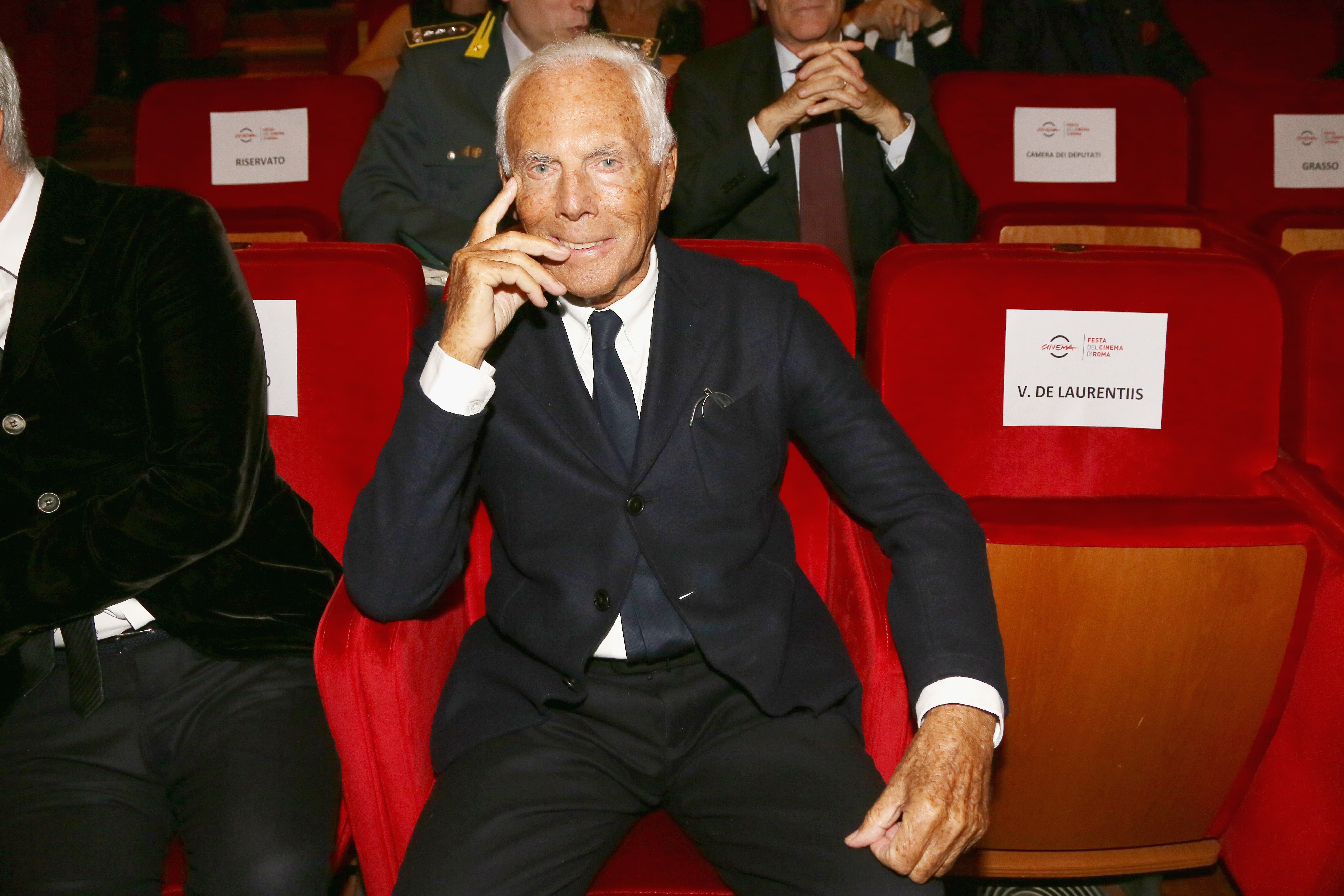 Giorgio Armani says he regrets not spending ‘enough time with friends and family’ before his death