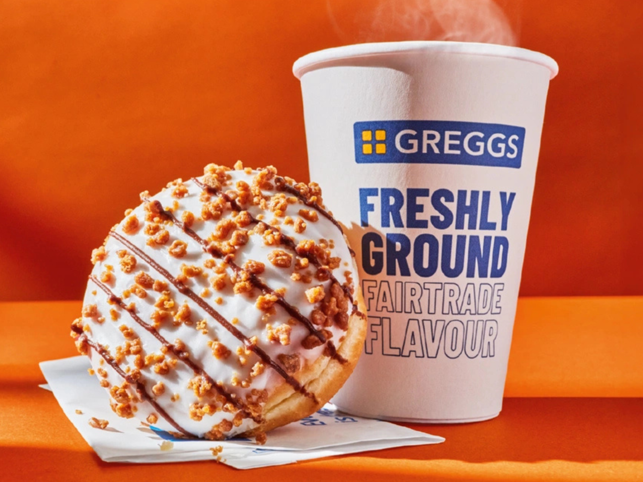 Claim a doughnut, yum yum, cookie or another sweet treat from Greggs