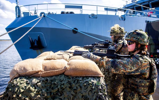 <p>Germany Military Exercise</p>