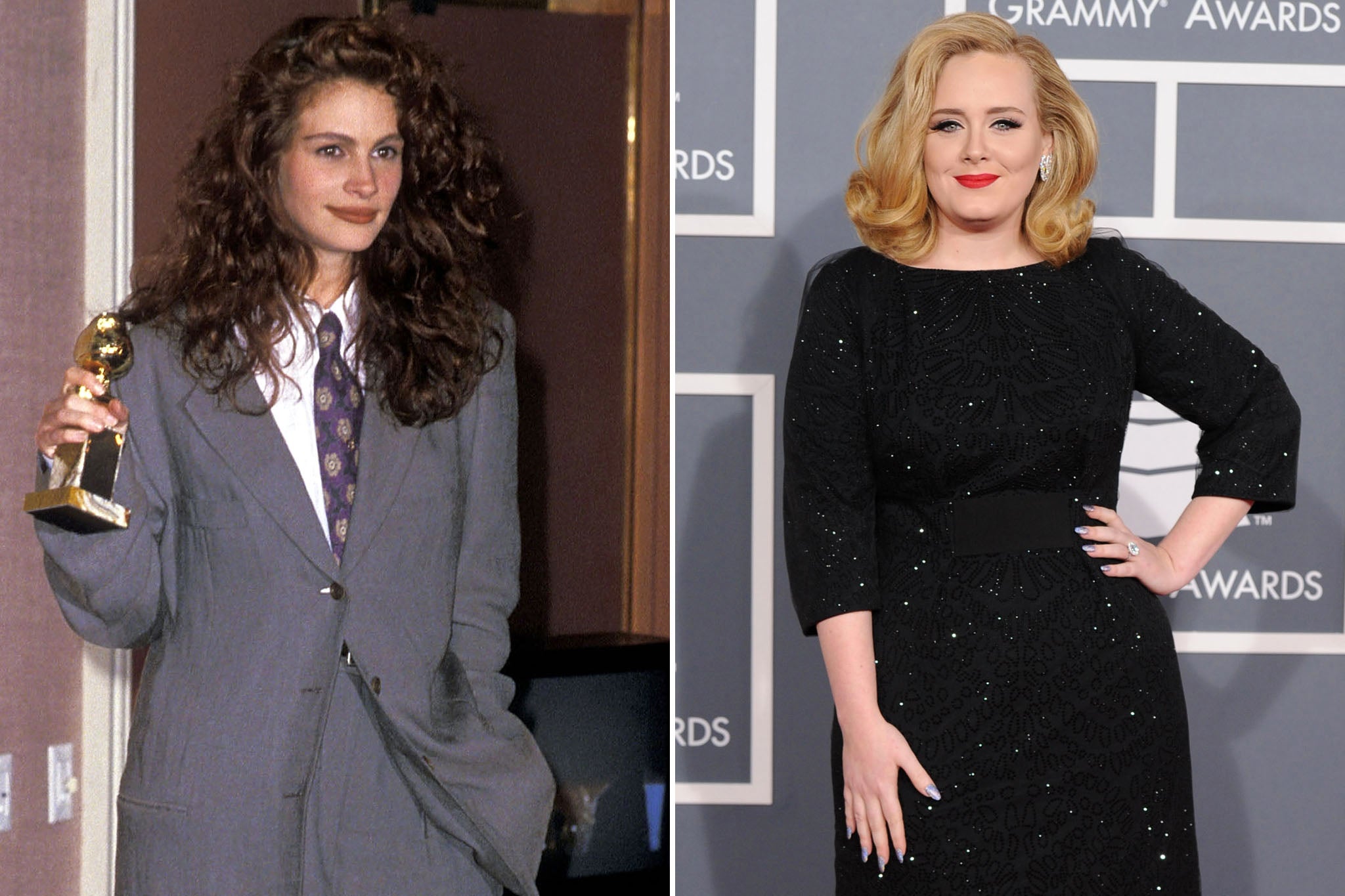 <p>Julia Roberts and Adele are just two of the many celebrities who have worn an Armani design</p>