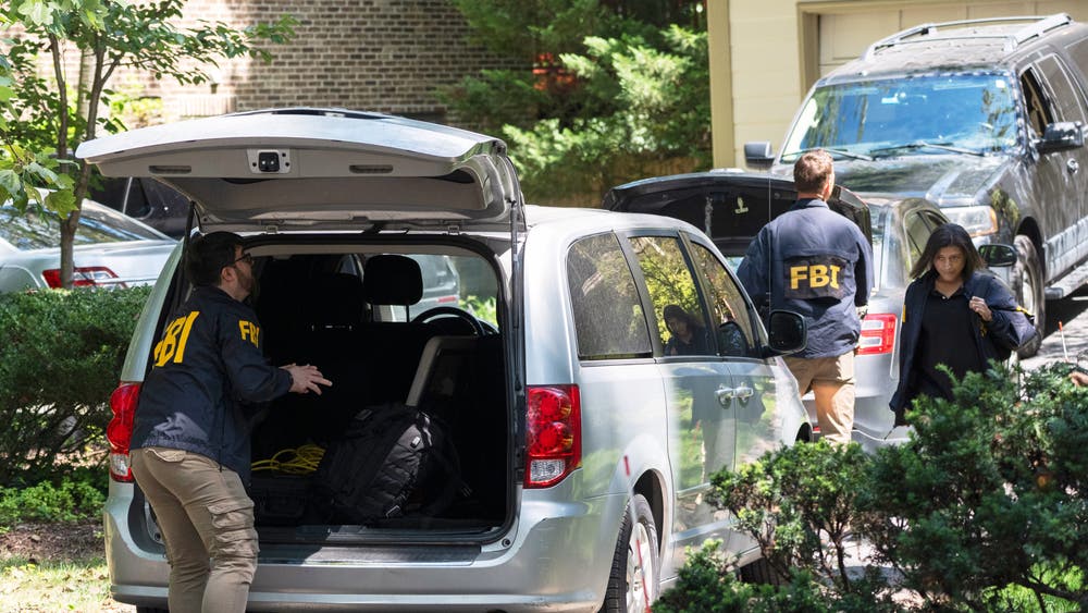 Fbi Seized Sign FBI seized phones, computer equipment, folders during search of Bolton ...