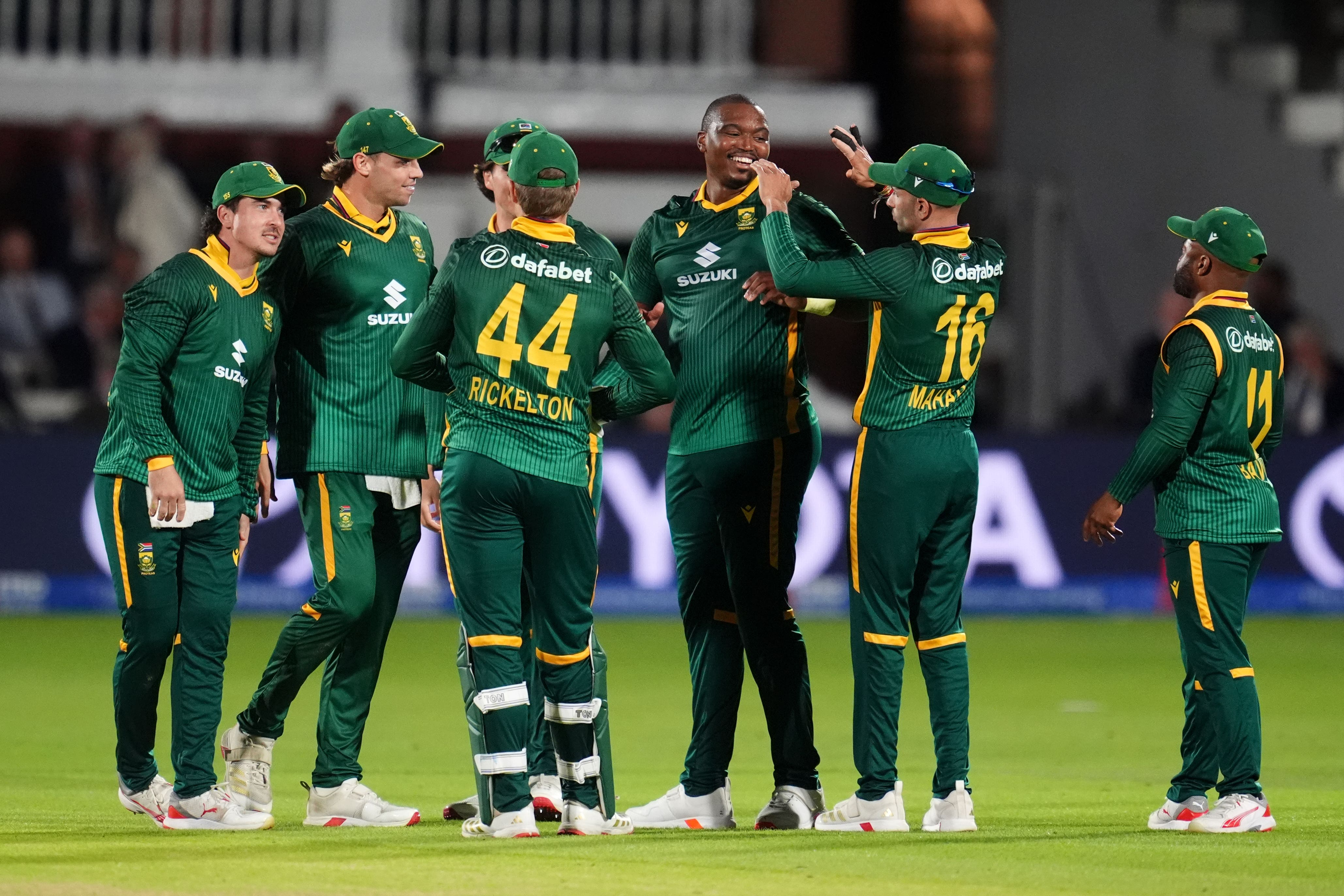 South Africa wrapped up the series at Lord’s (Adam Davy/PA)