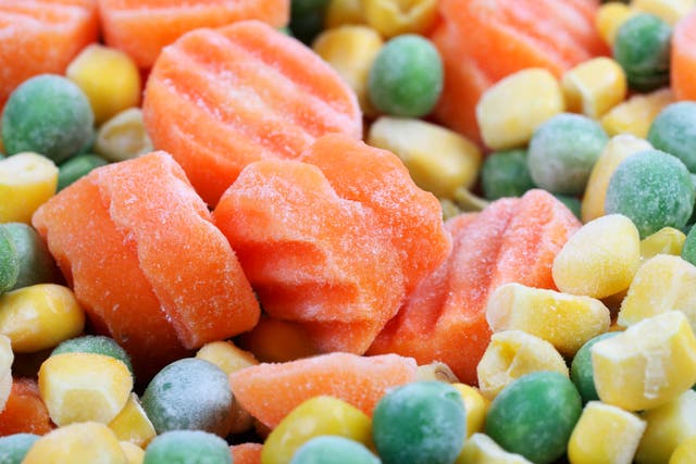<p>Frozen vegetables</p>