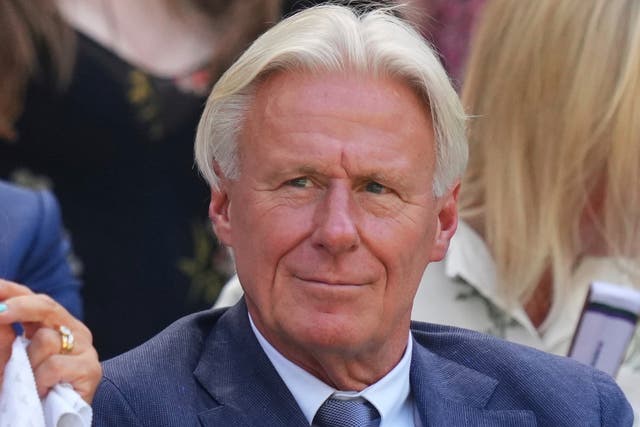<p>Bjorn Borg made an appearance at this year’s Wimbledon</p>
