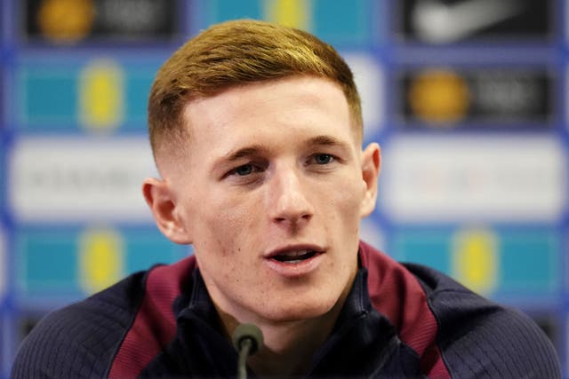 Elliot Anderson chose to represent England (Nick Potts/PA)