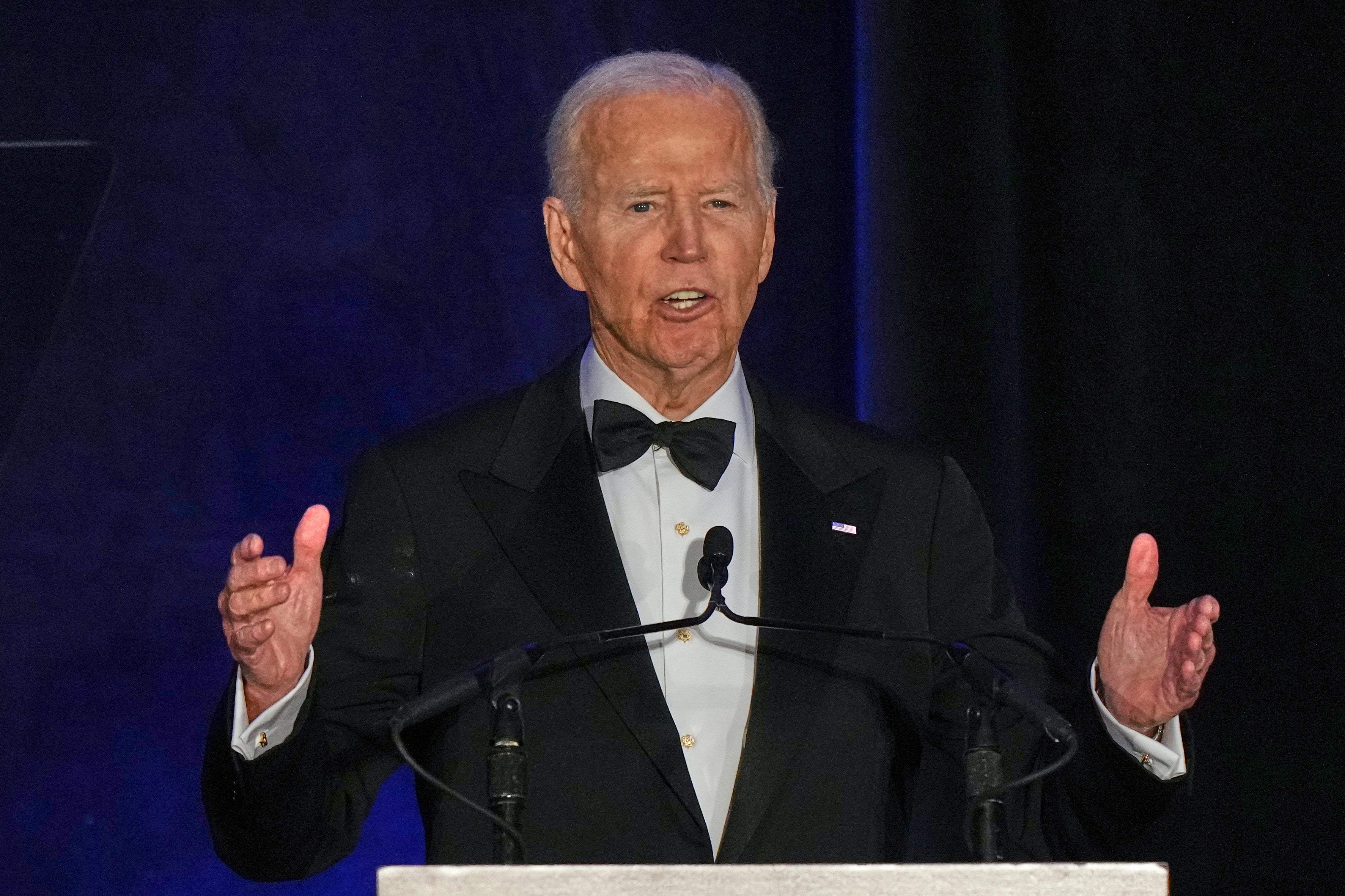 O ex -presidente Joe Biden falou durante o 100º Prêmio Anual da National Bar Association em Chicago, Gala, 31 de julho de 2025. (AP Photo/Name Wi Hu, arquivo)