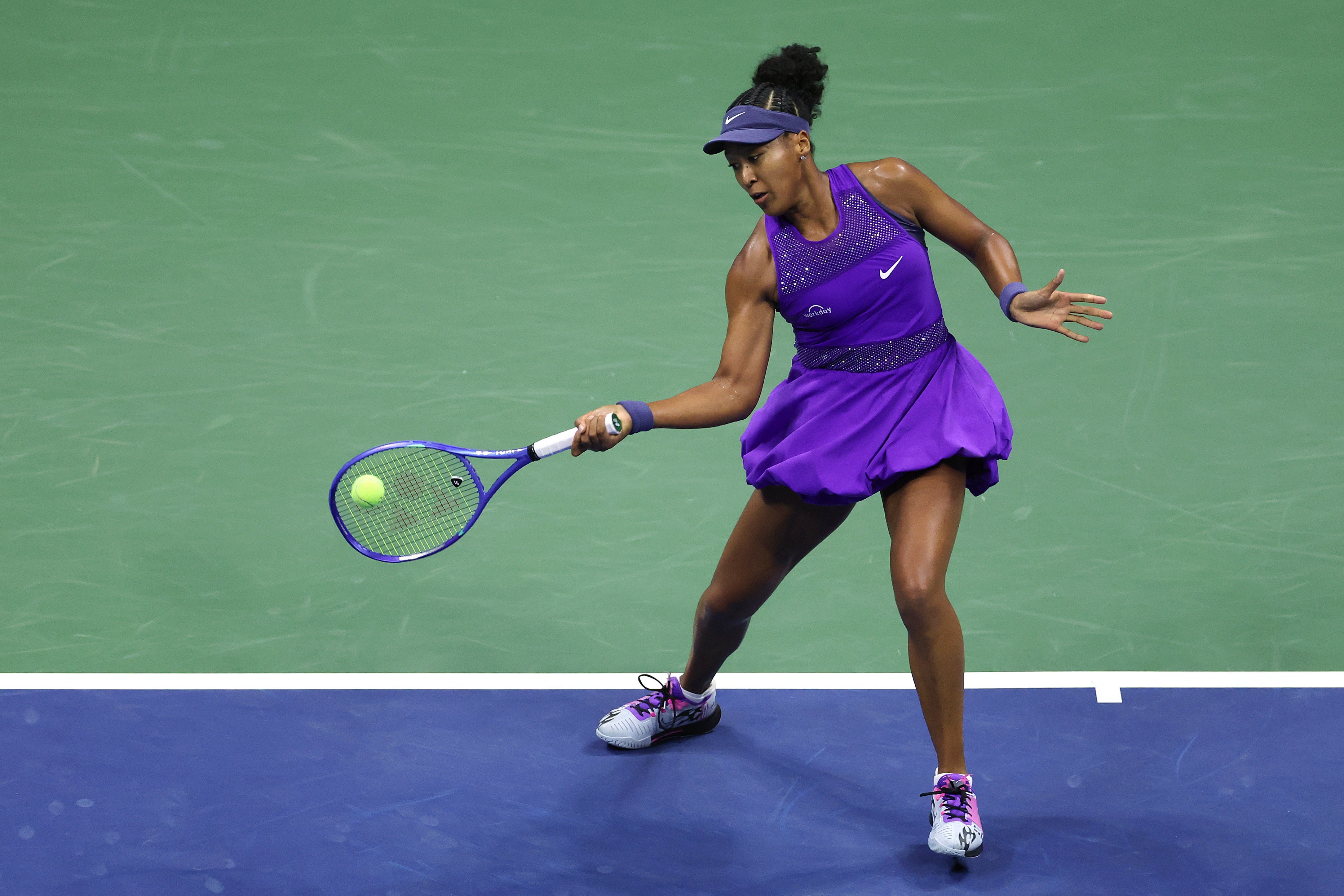 Naomi Osaka defeated Karolina Muchova in the US Open quarter-finals