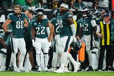 Philadelphia Eagles’ Jalen Carter dismissed six seconds into new NFL season after spitting on opponent