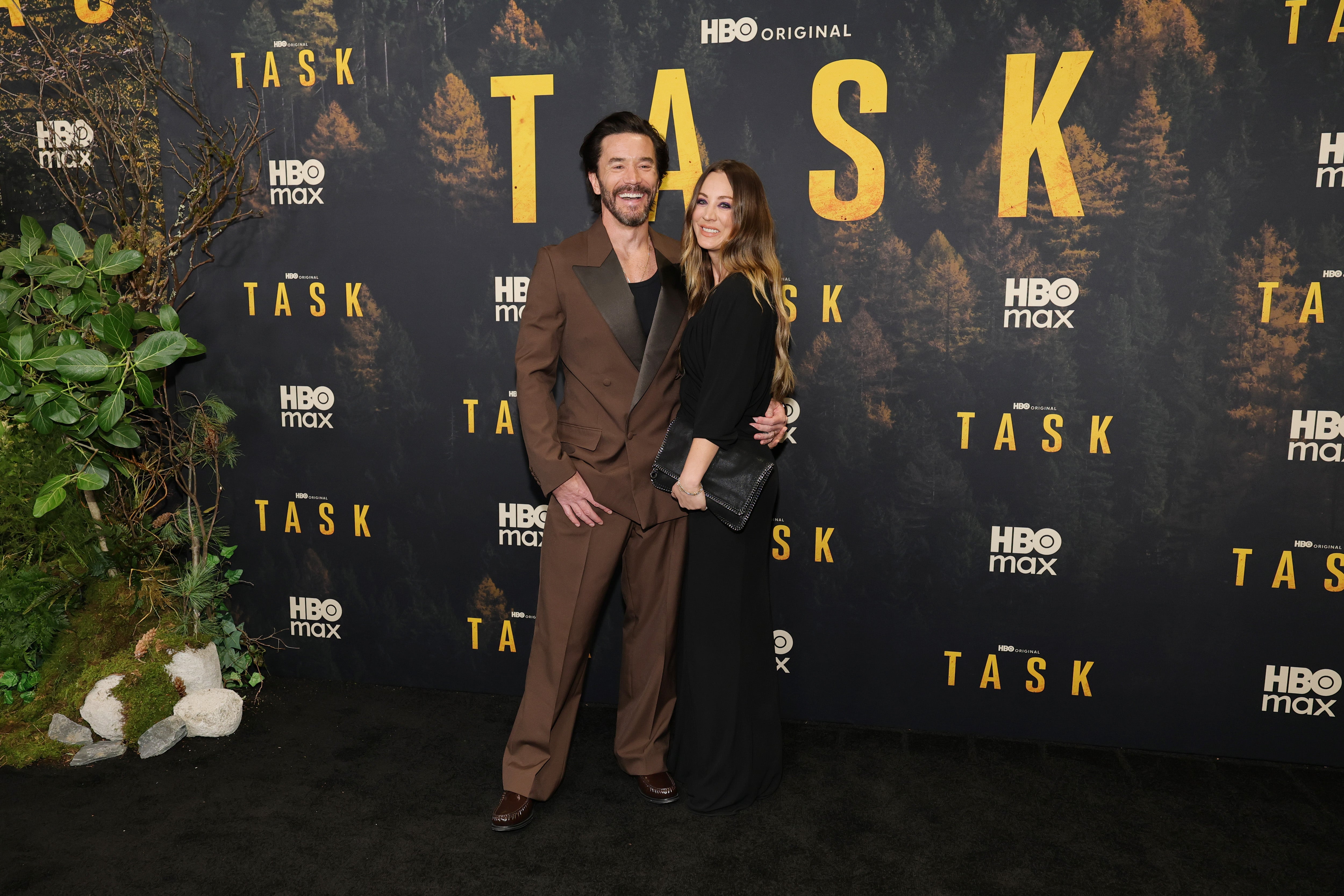 Pelphrey and Kaley Cuoco at the ‘Task’ premiere in New York