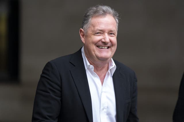 Piers Morgan Uncensored is to air on 5 (Ben Whitley/PA)