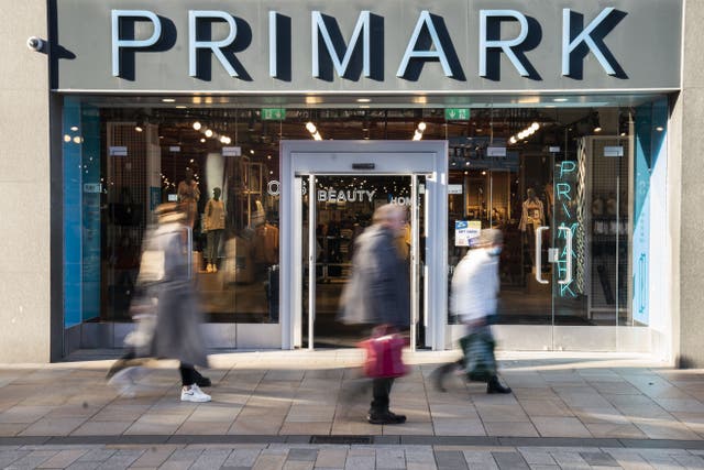 A branch of Primark in Burnley, Lancashire, as around 400 jobs are set to be axed across fast fashion chain Primarks UK stores as the group looks to overhaul its retail management team. Picture date: Thursday January 20, 2022.
