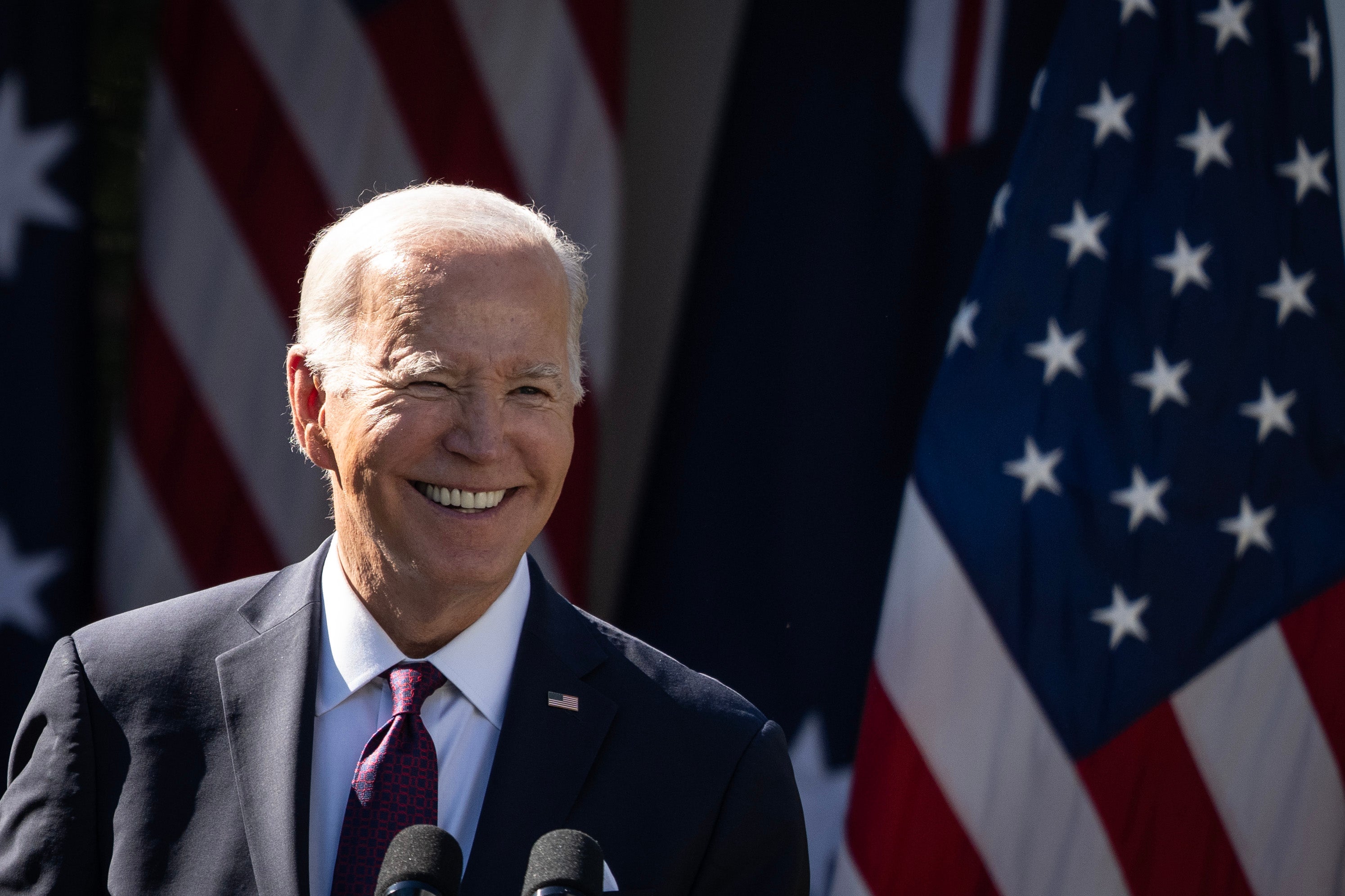 Joe Biden’s average approval rating in February of 2022 was four points higher in the four major tracking polls analyzed by CNN