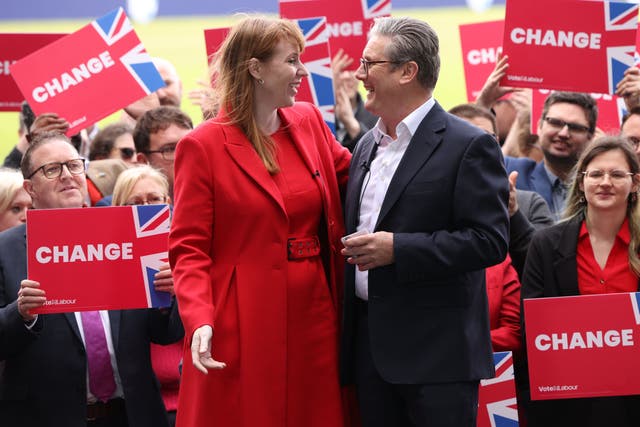 <p>Sir Keir and Ms Rayner led Labour into the 2024 general election</p>