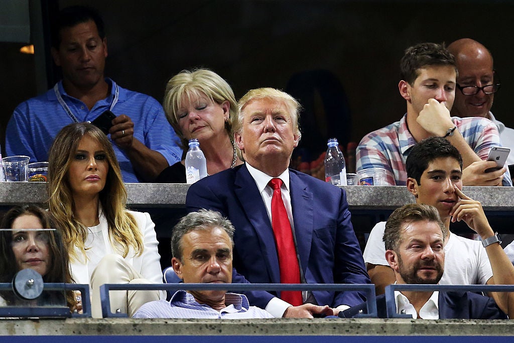 Trump last attended the US Open in 2015