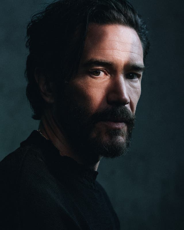 <p>Man with a task: Tom Pelphrey plays the part of a desperate young father in the new miniseries</p>