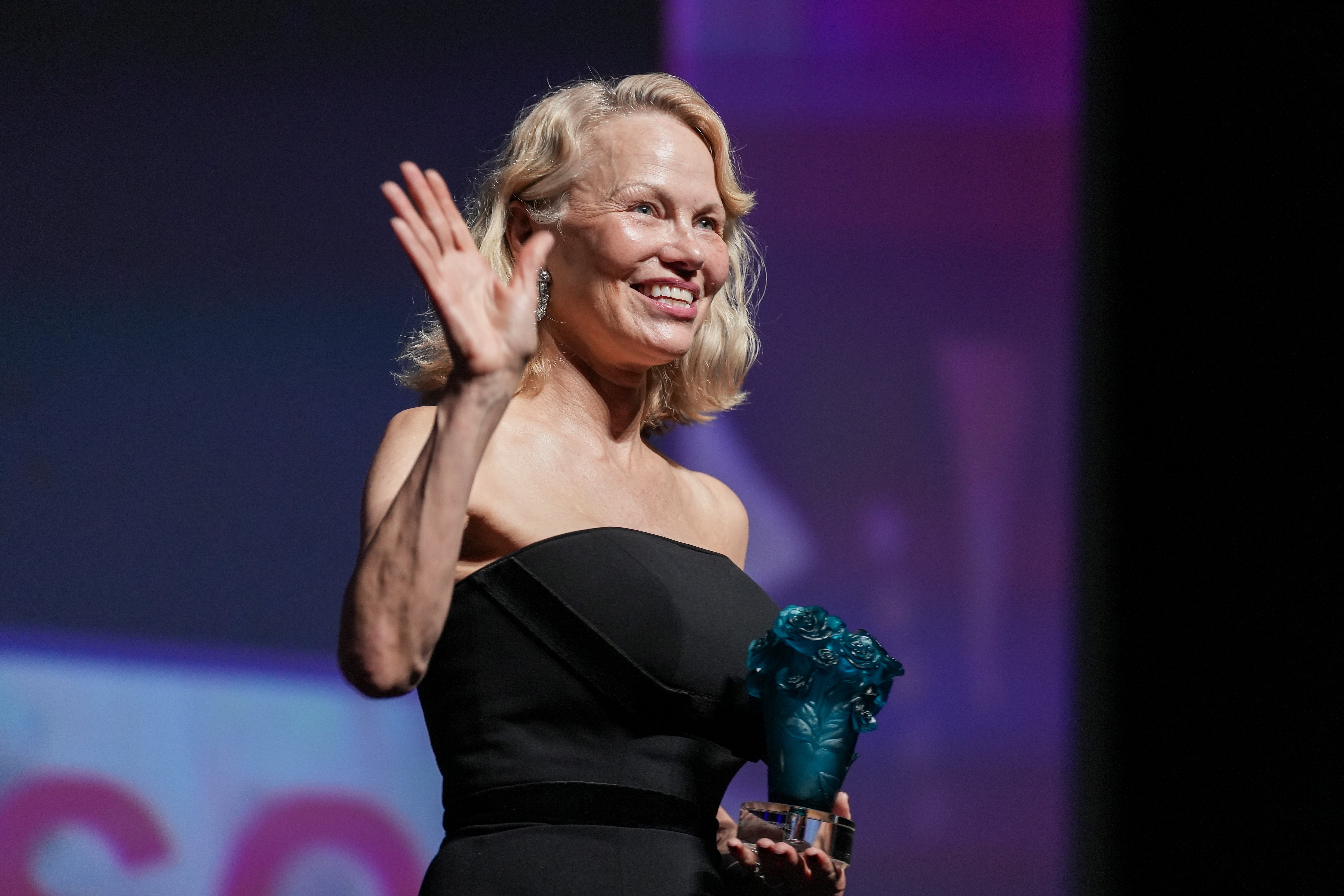 Anderson, 58, made the comments on Friday during her acceptance speech after she was awarded the Deauville Talent Award at the 51st Deauville American Film Festival in France.