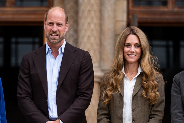 The Prince and Princess of Wales will attend different matches on Saturday (Aaron Chown/PA)