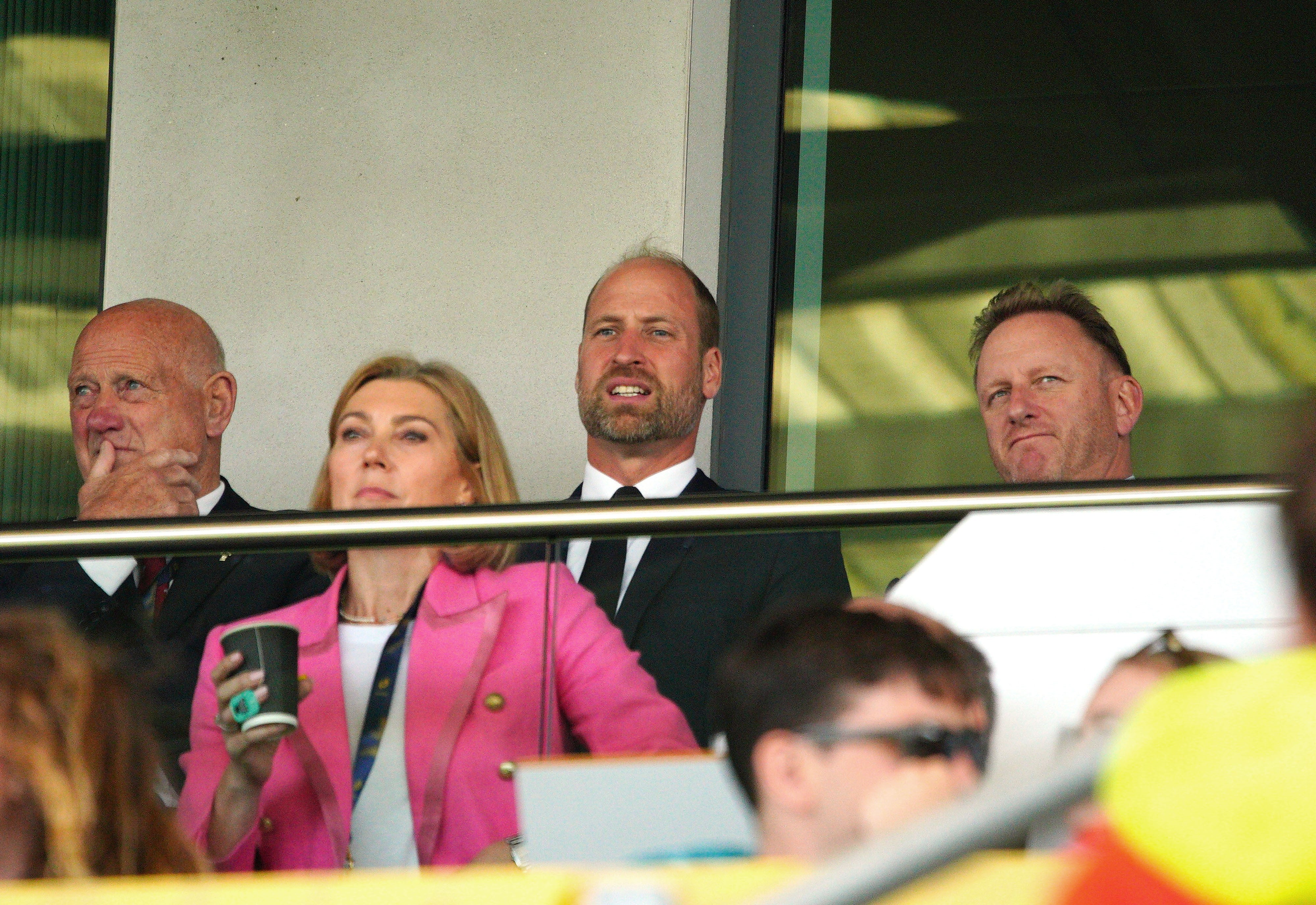 The Prince of Wales watched Wales play Fiji at Sandy Park in Exeter