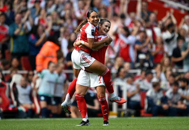 <p>Olivia Smith scored a debut goal for Arsenal</p>