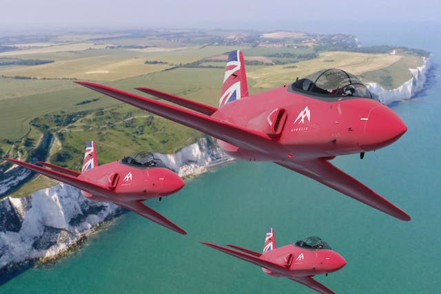 The next generation of Red Arrows planes could be built in Scotland (Aeralis/PA)