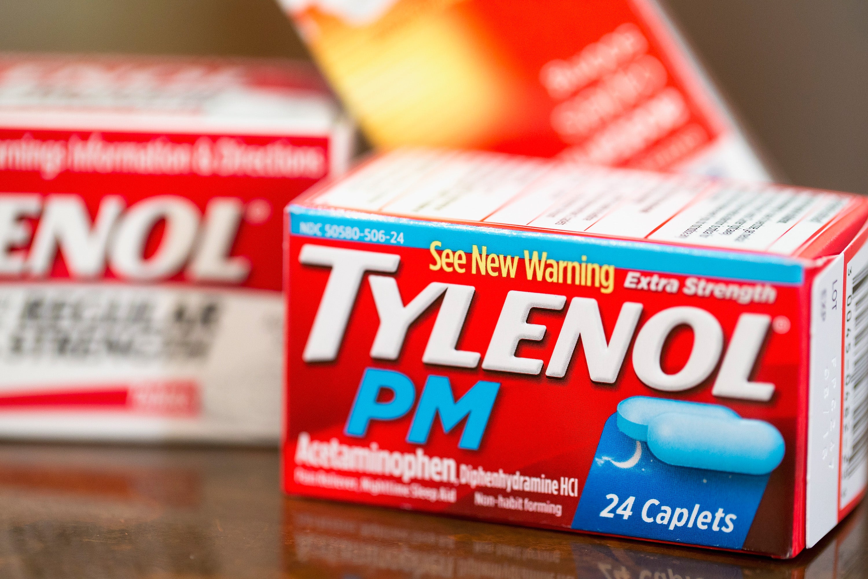 Tylenol is a widely used pain reliever which can be bought over the counter in most pharmacies. Its active ingredient is acetaminophen. Currently, women are permitted to take the medication while pregnant