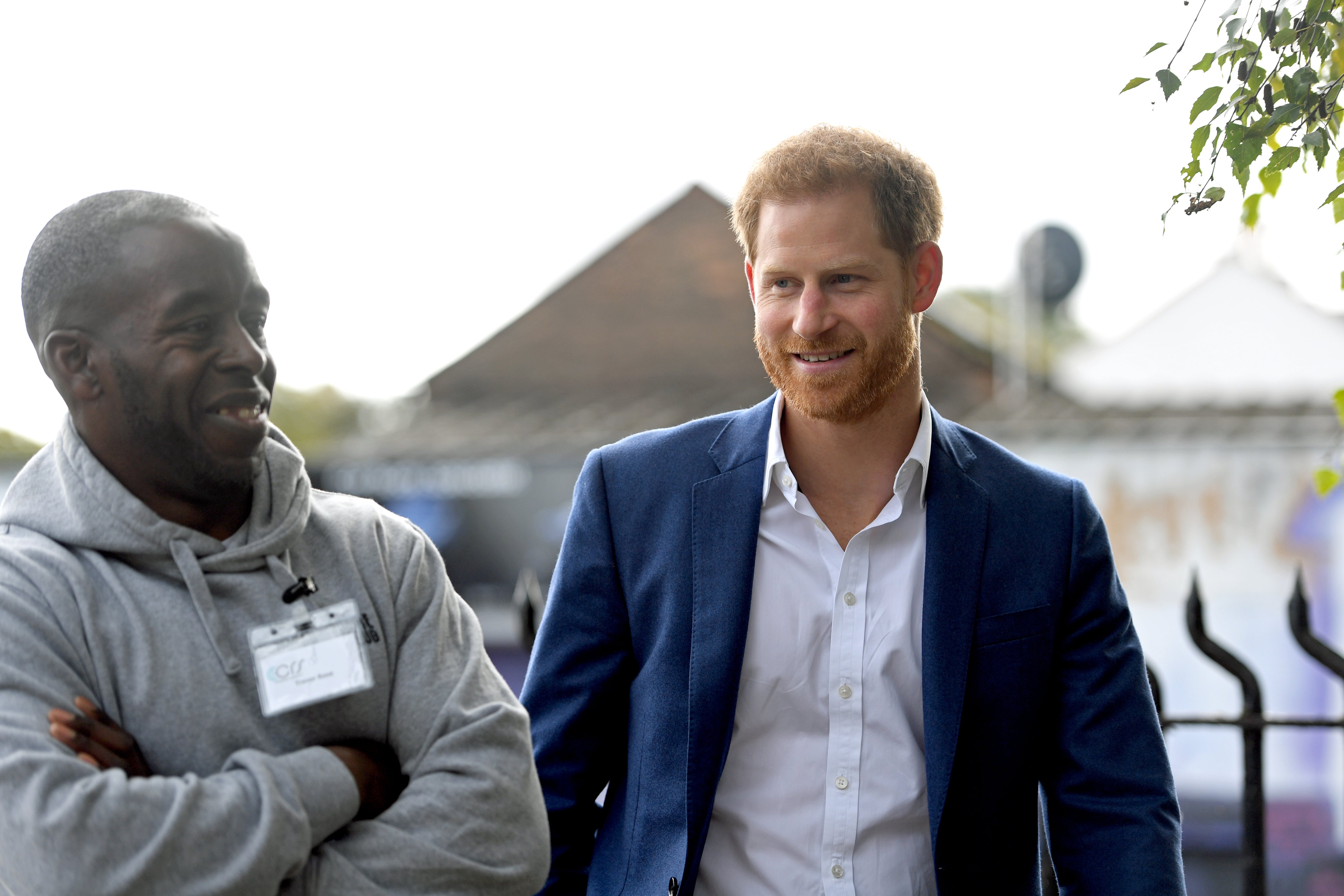 Harry at the Community Recording Studio in Nottingham in 2019 (Joe Giddens/PA)