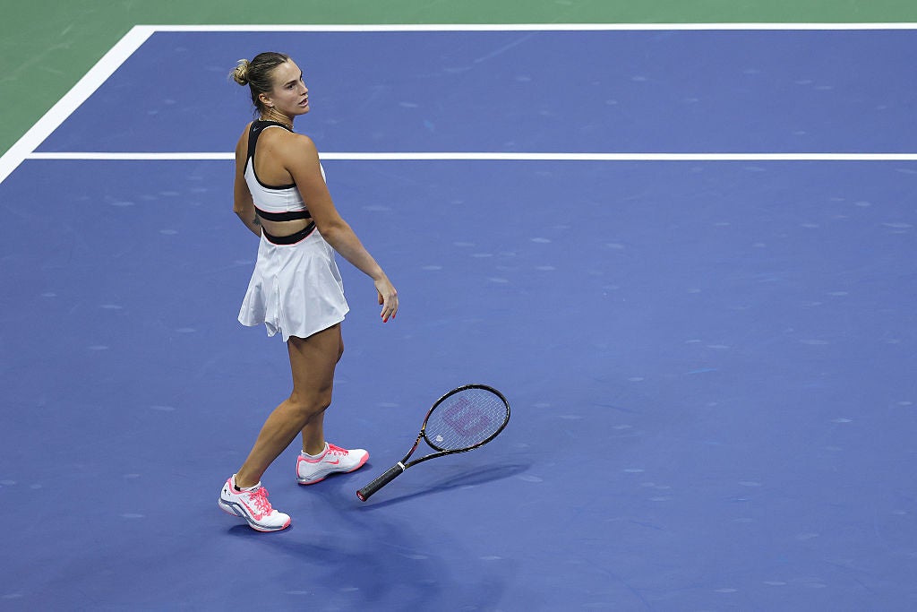 Sabalenka managed to regroup after failing to serve out the match