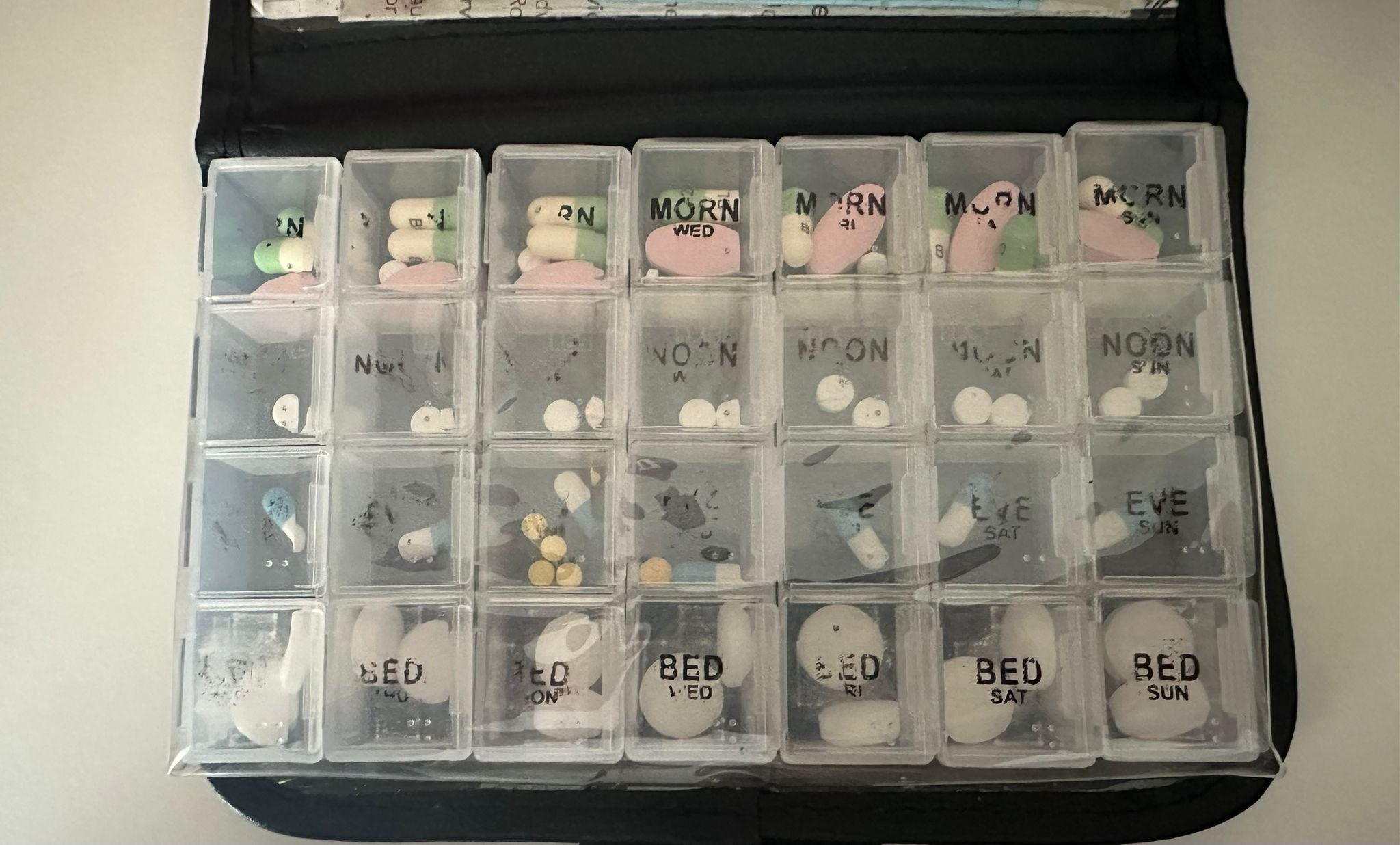 Ms Rey now uses a mixture of medications to manage her symptoms