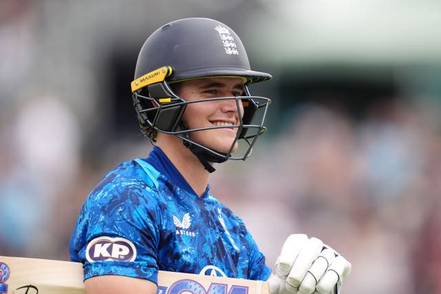 Jacob Bethell will soon become the country’s youngest ever captain on the T20 trip to Ireland (Adam Davy/PA)