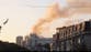 Kyiv government building hit as smoke rises following mass Russian attack