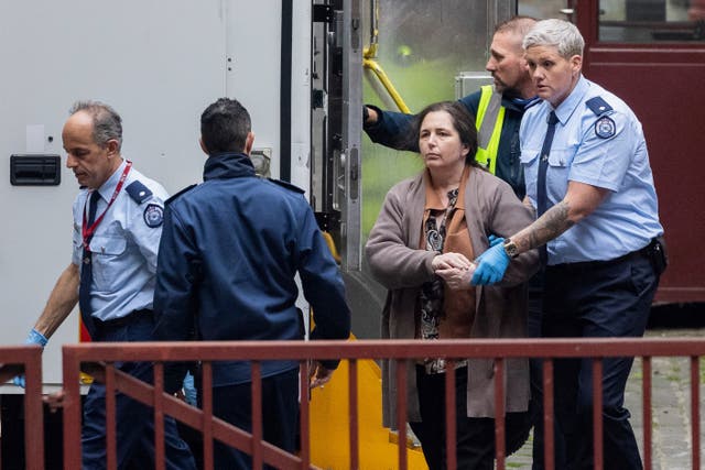 <p>Erin Patterson arrives at Supreme Court of Victoria in Melbourne, Australia, Monday, Aug. 25, 2025</p>